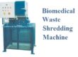biomedical waste shredder machine