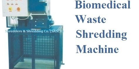 biomedical waste shredder machine