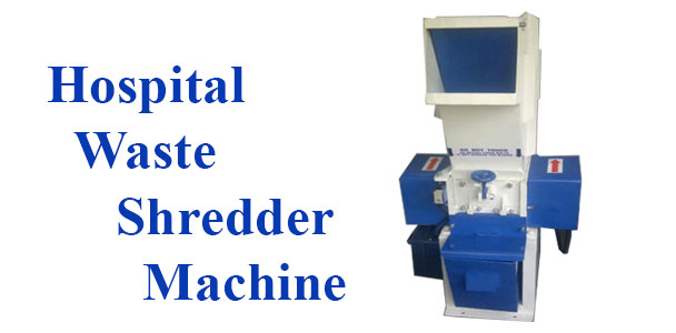 hospital waste shredder machine